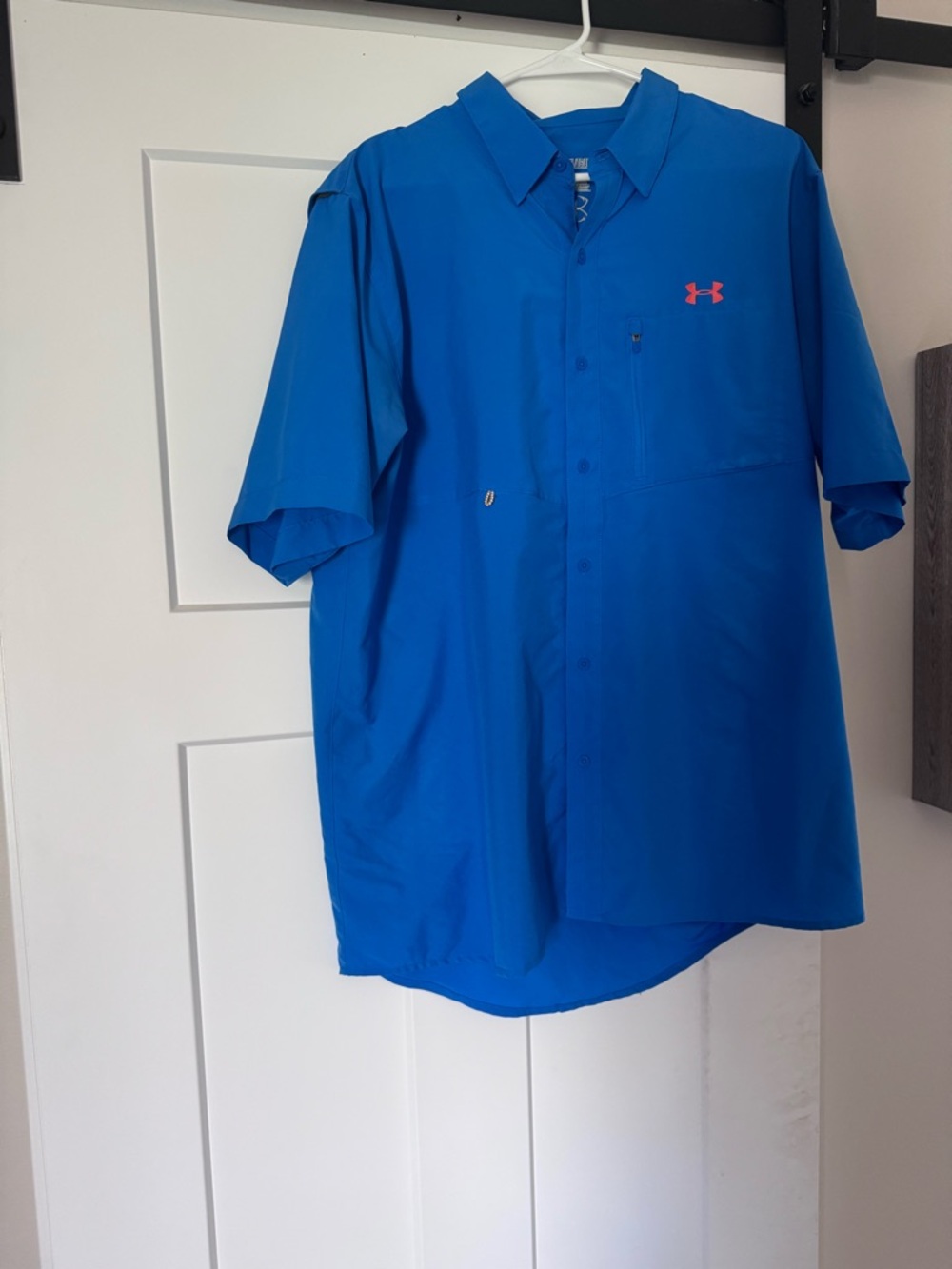 Under Armour Men’s Electric Blue Performance Short-Sleeve Shirt